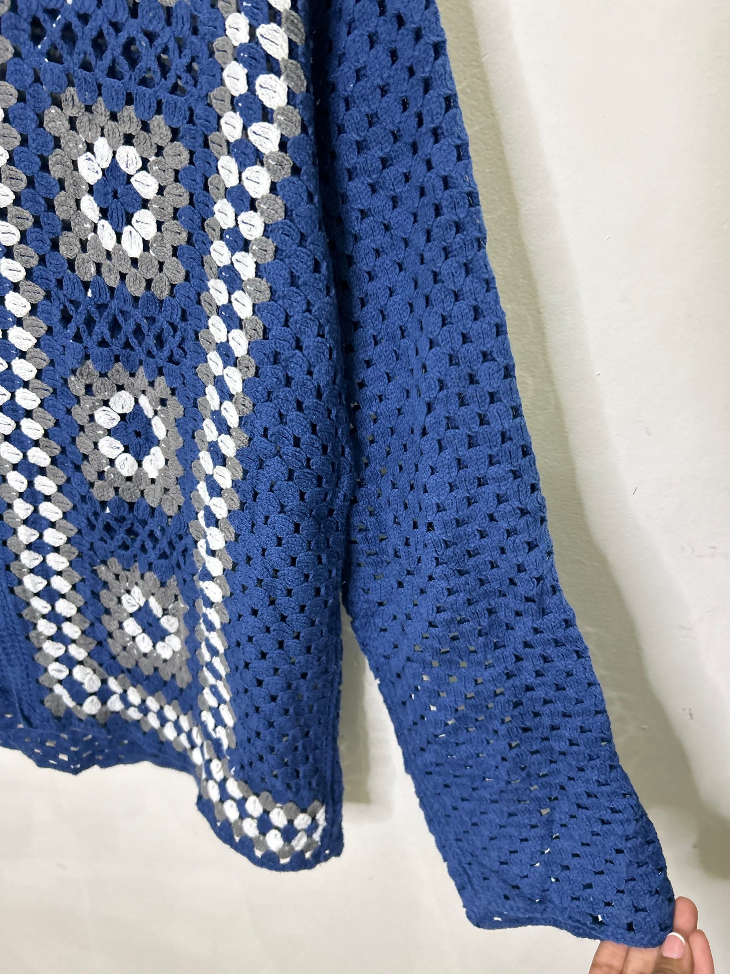 Crochet Blue Shirt
