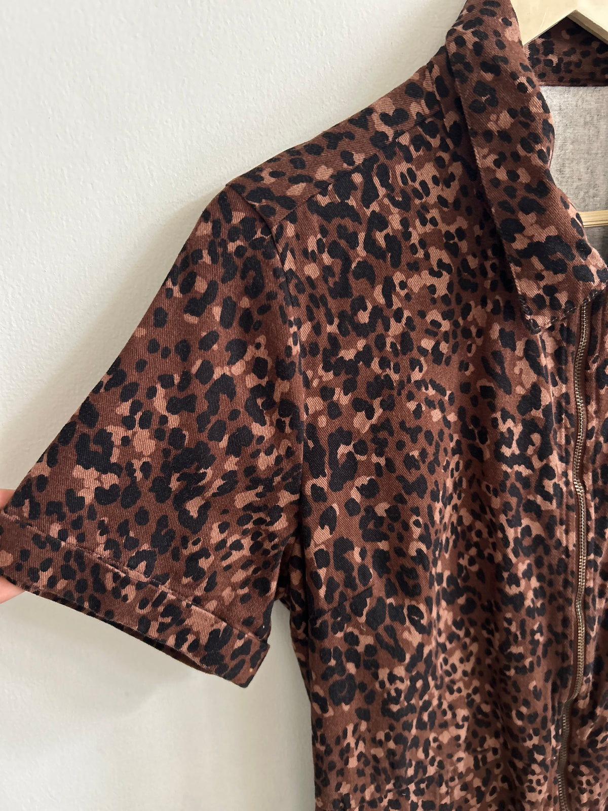 Lucy&Yak Leopard Dungaree: 38”
