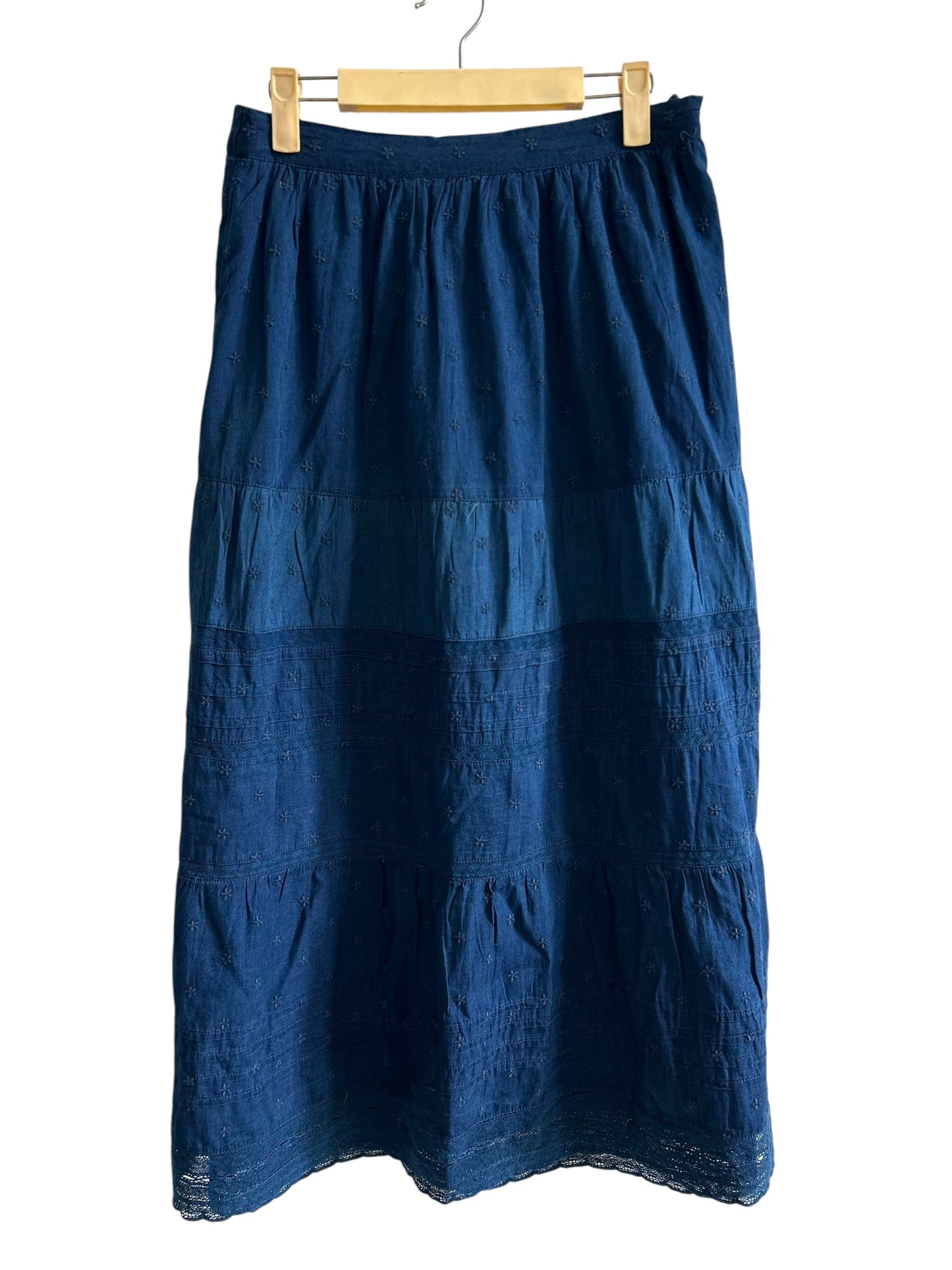 Cotton Denim Skirt