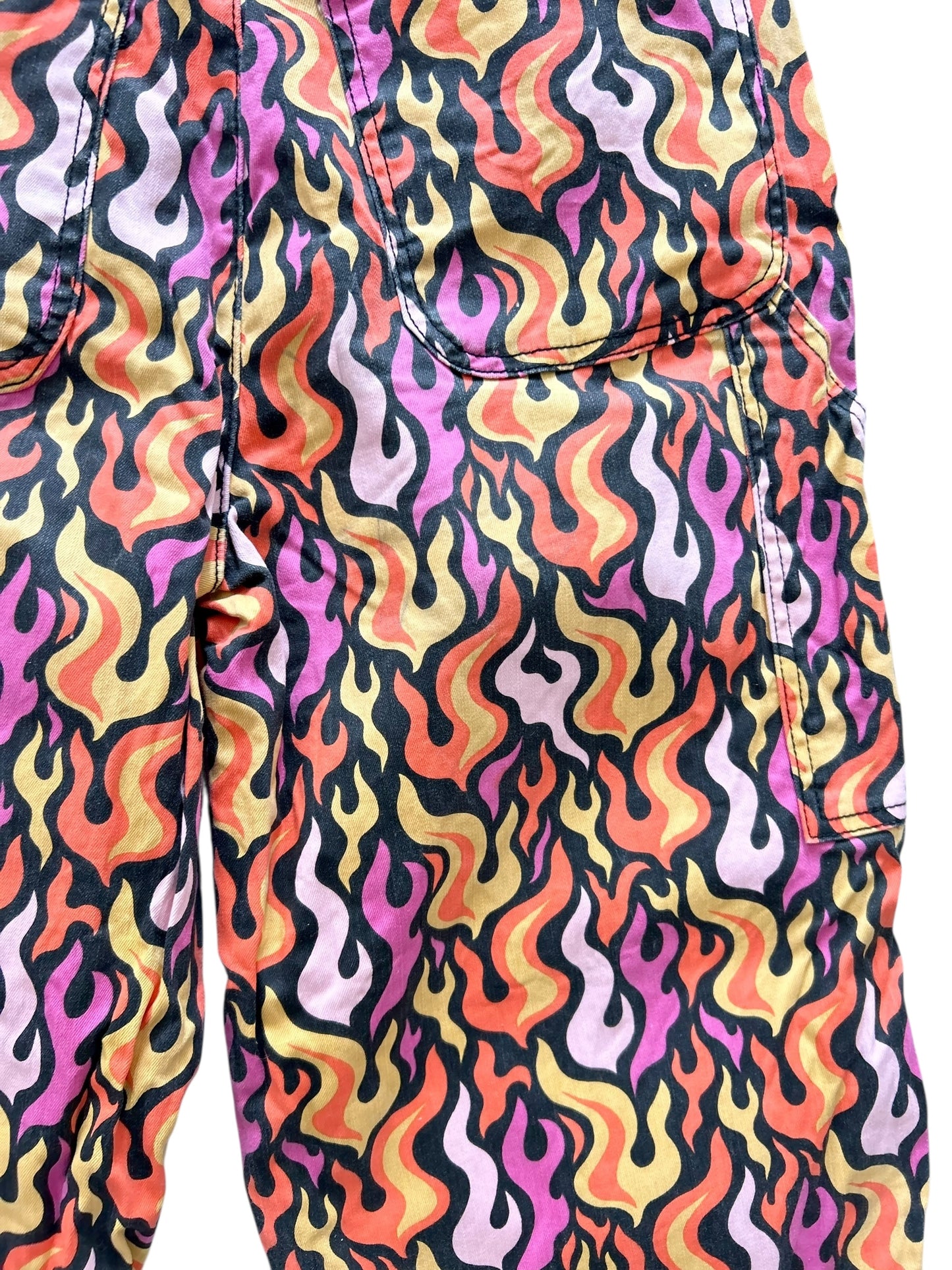 Fire Print Jeans