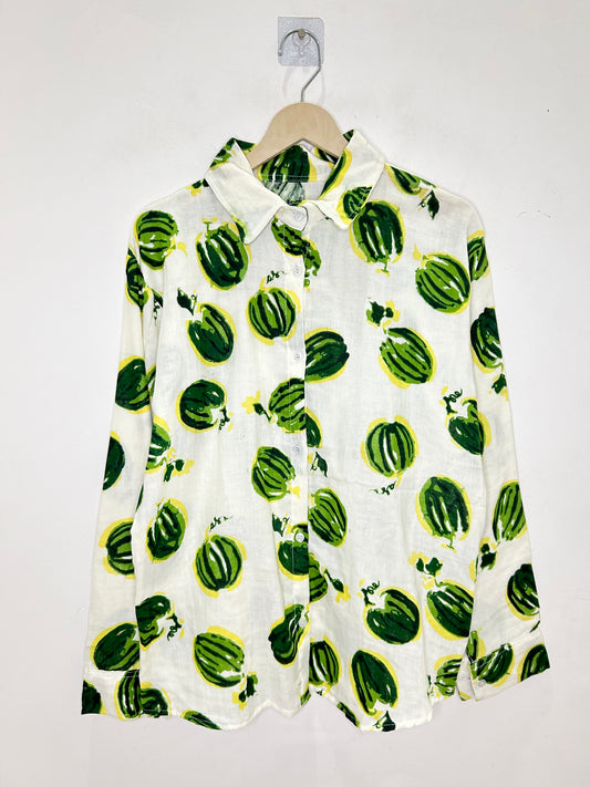 Watermelon Print Shirt- Chest: 44”