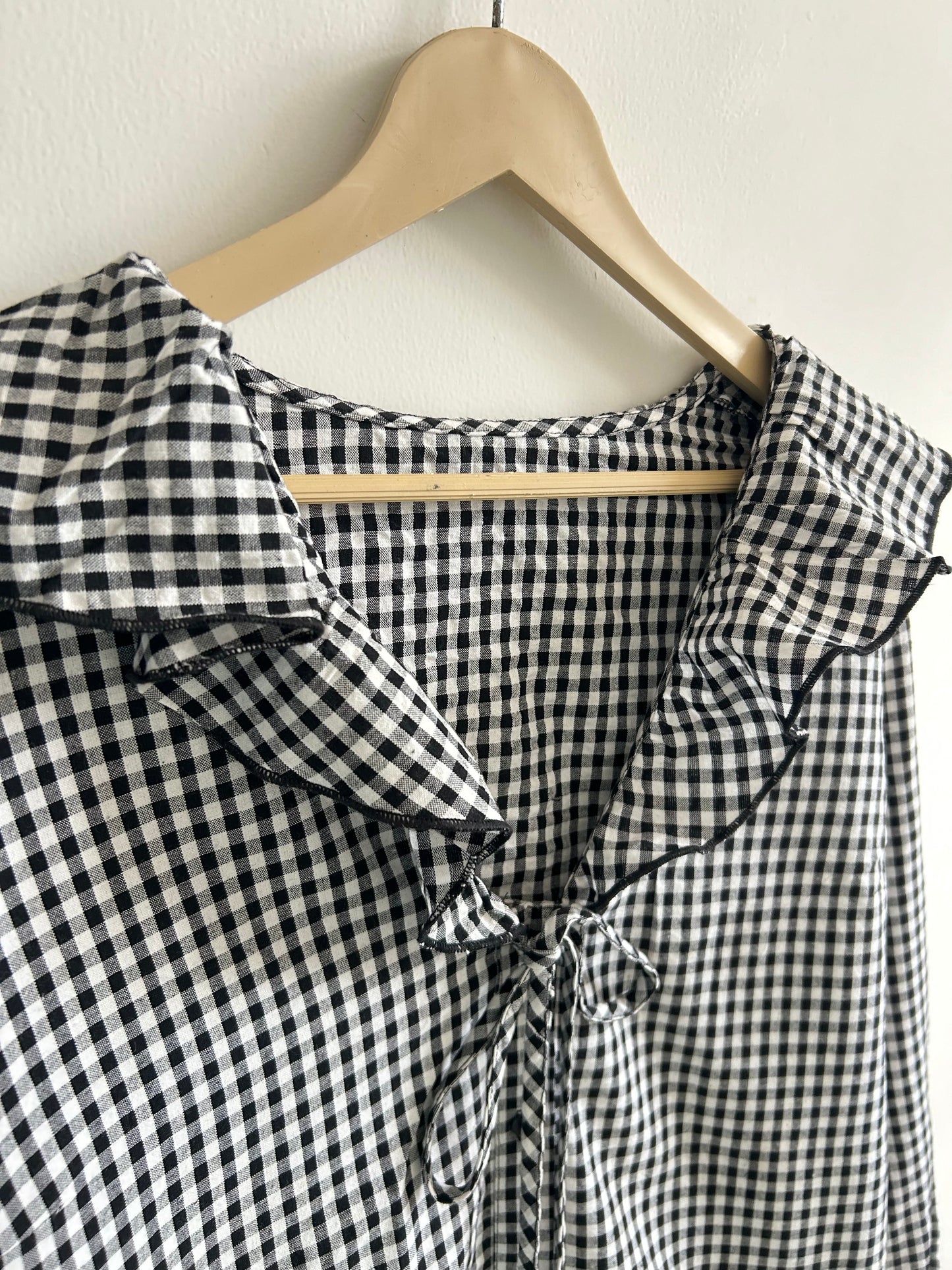 Gingham Ruffle Top