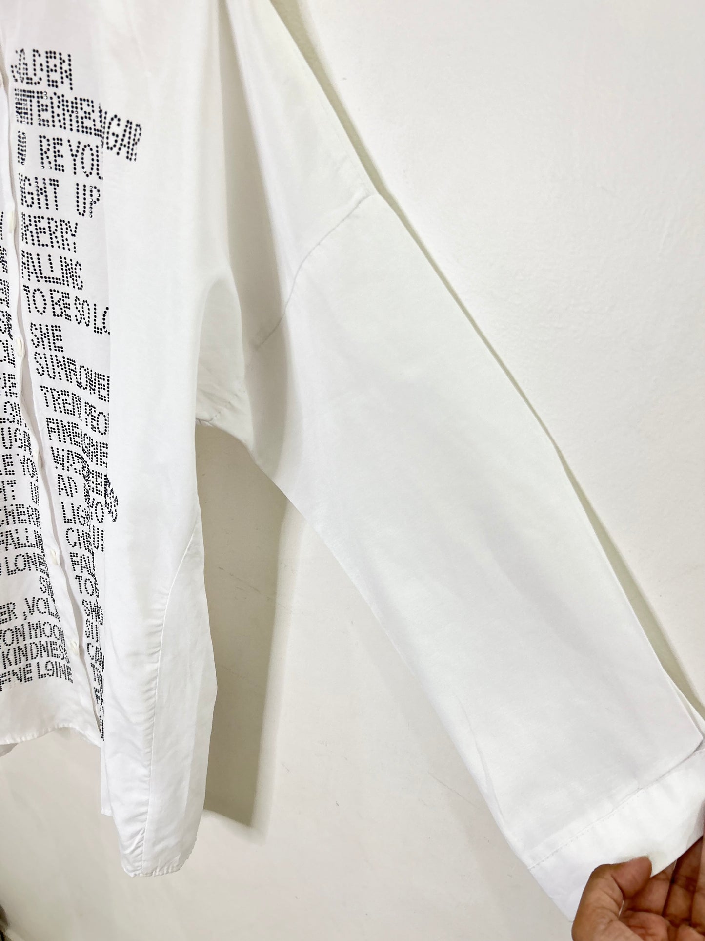 White Embellished Shirt