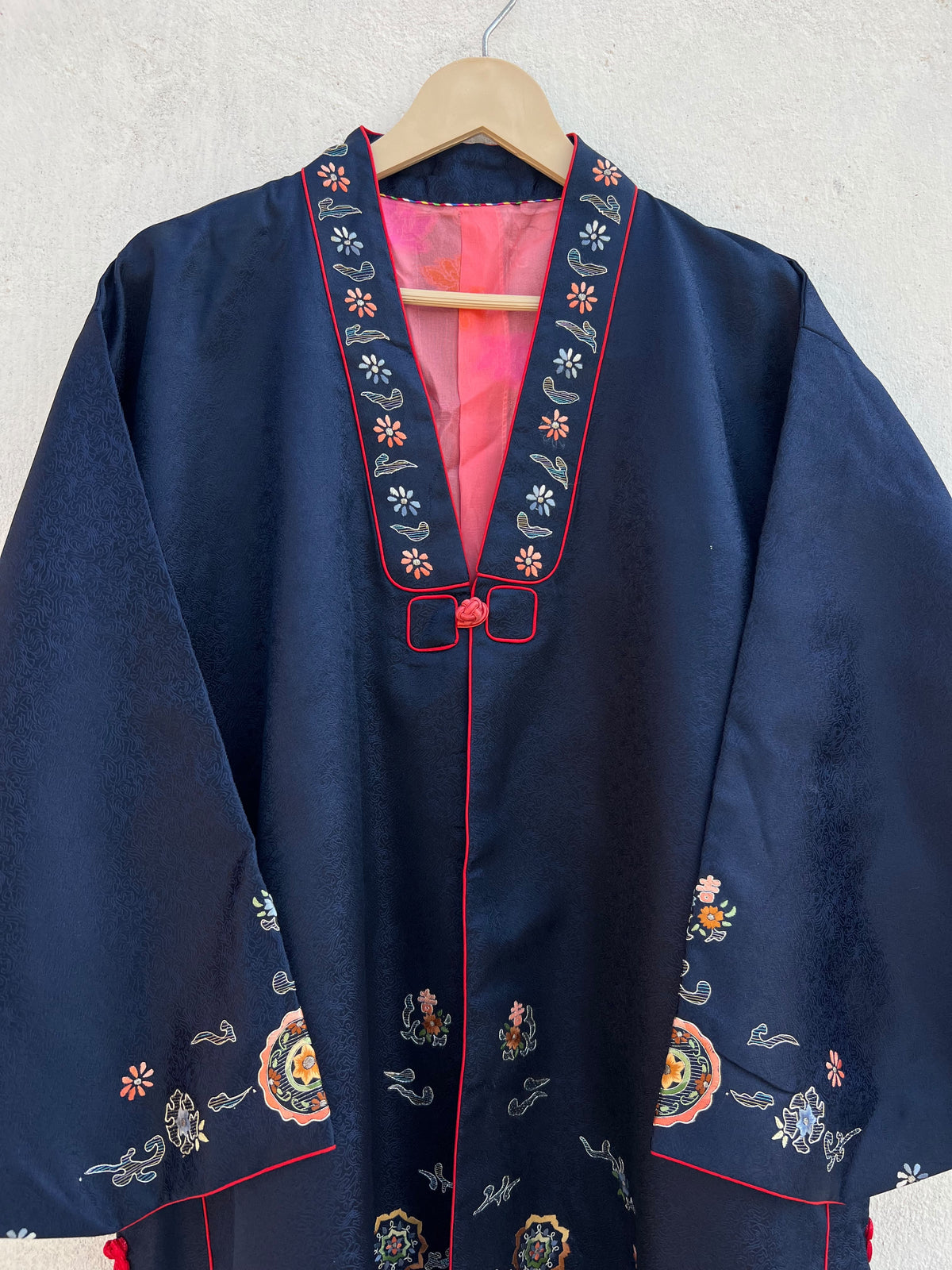 Blue Vintage Jacket: 44”