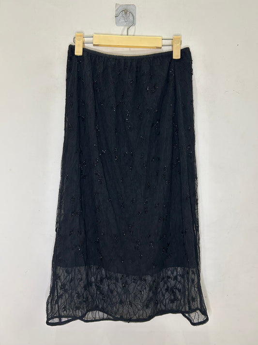 MASSIMO DUTTI Embellished Skirt