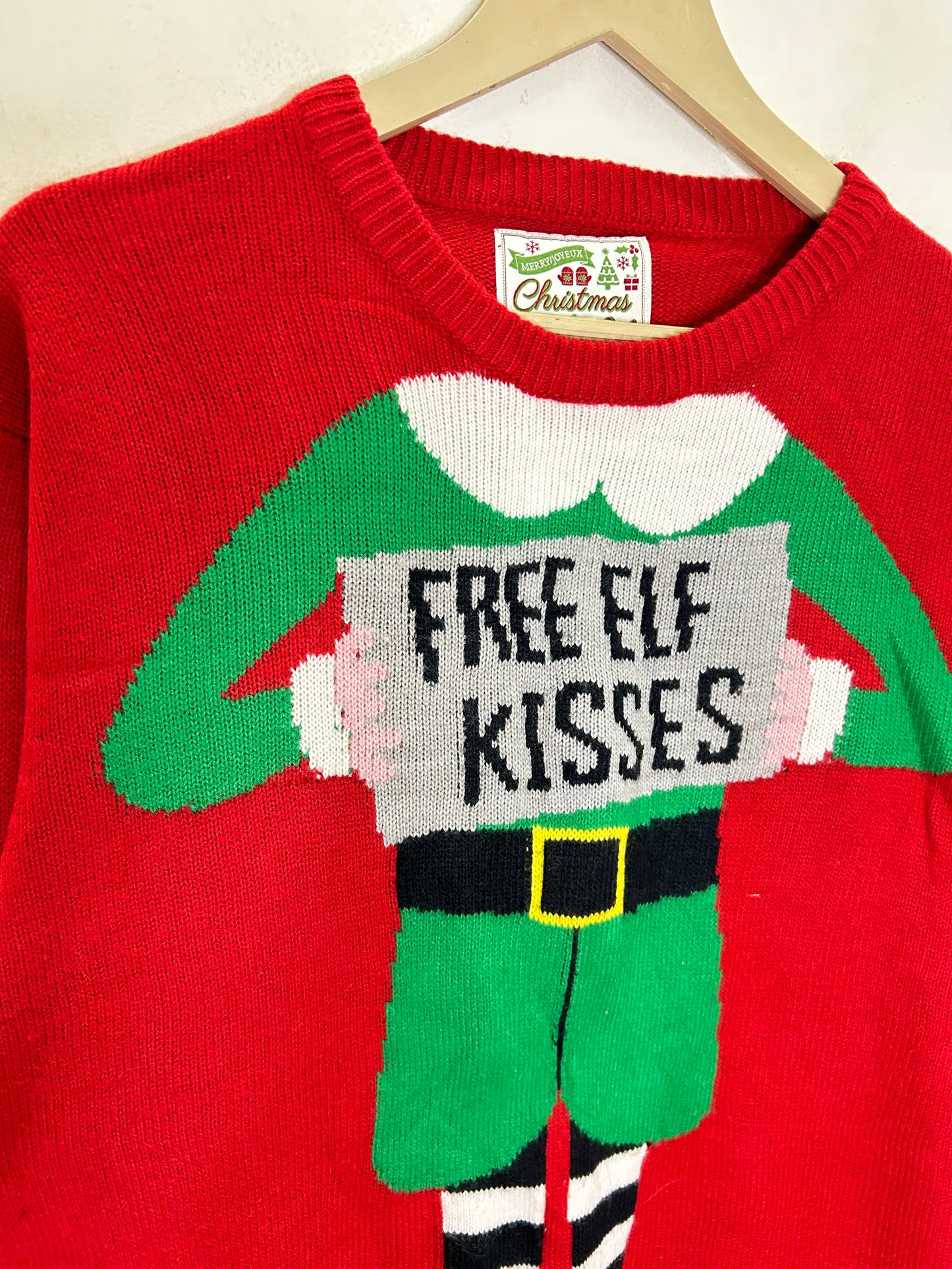 Free Elf Kisses Sweater