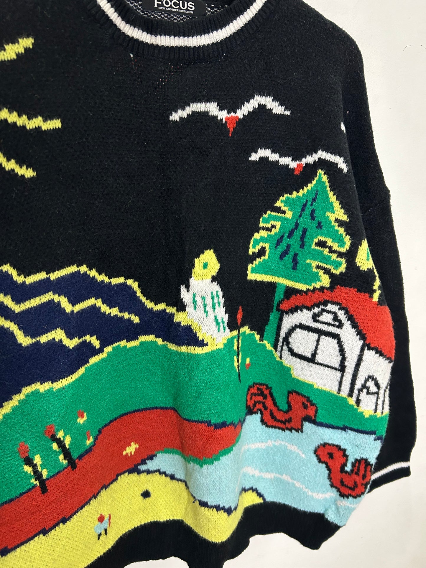 Mountain Landscape Sweater