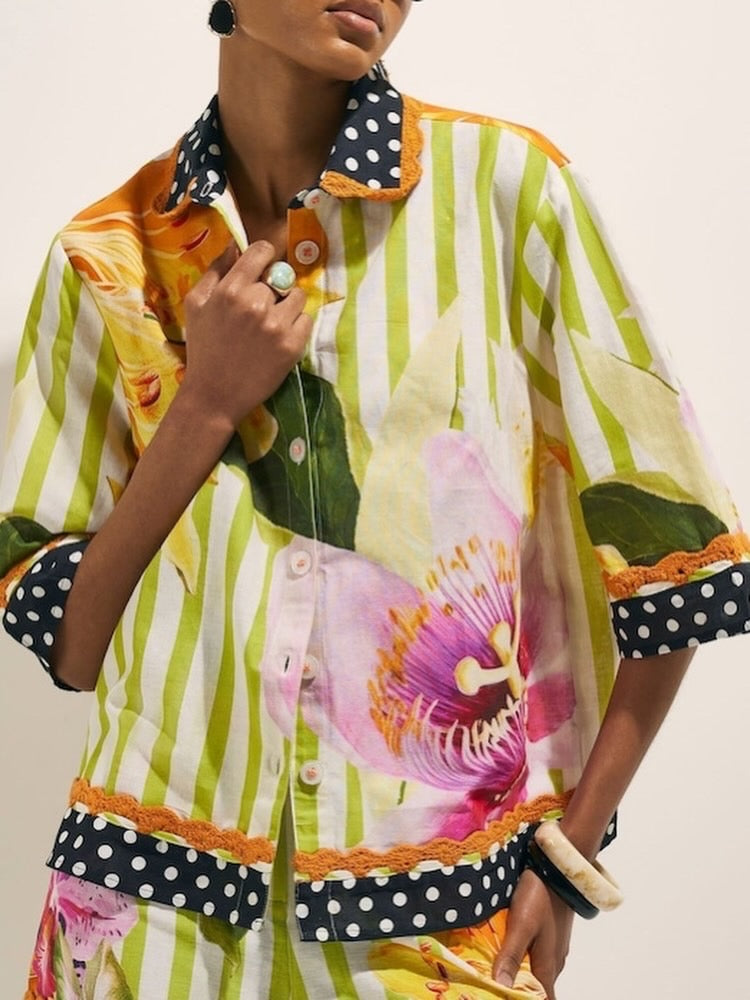 Cotton Floral Shirt