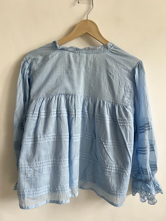 Cotton Blue Top
