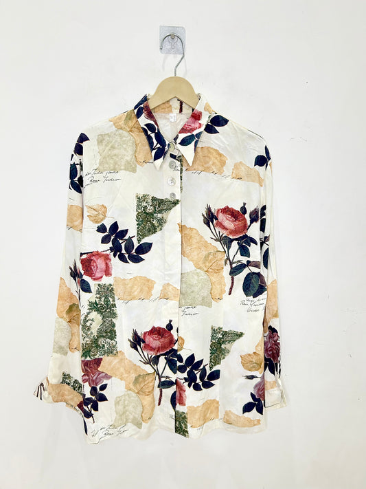 Floral Shirt: Chest-46”