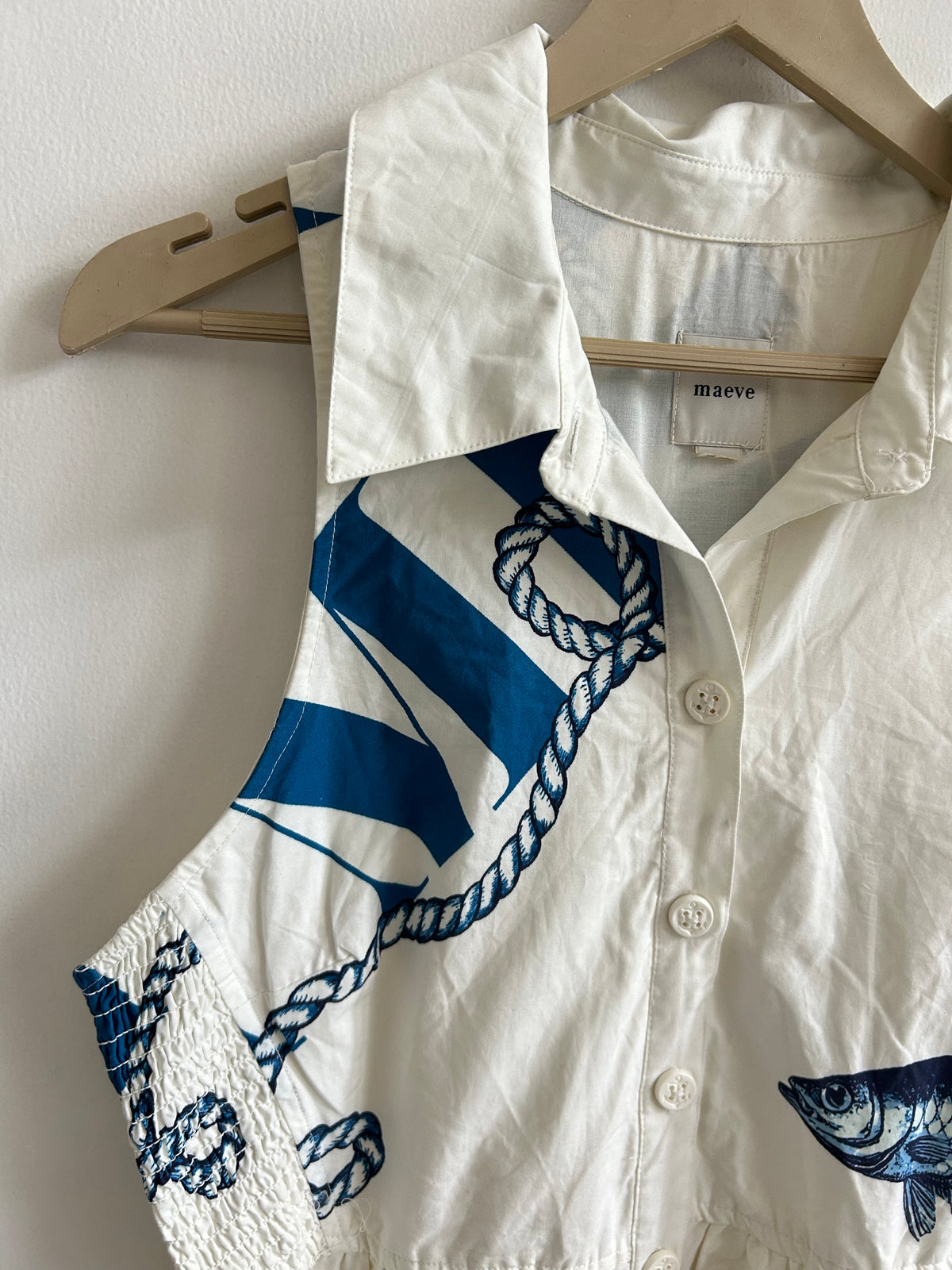 Cotton Sailor Dress: 40”