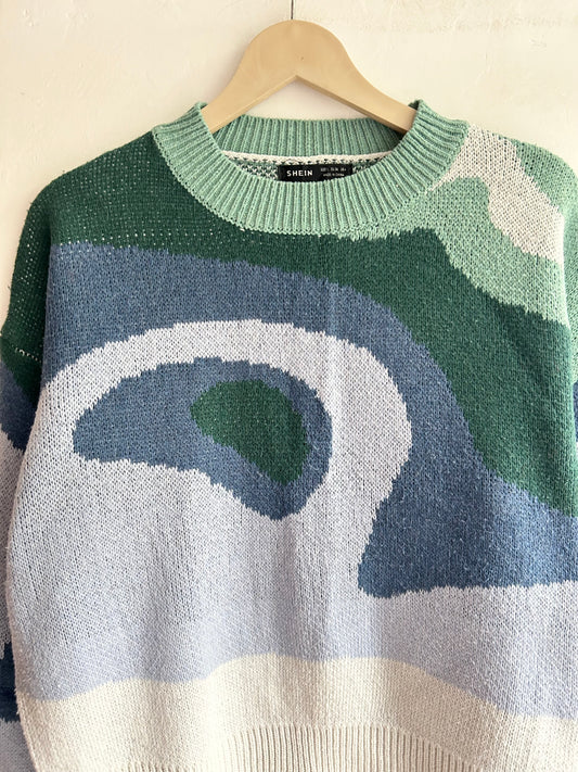 Abstract Pattern Sweater
