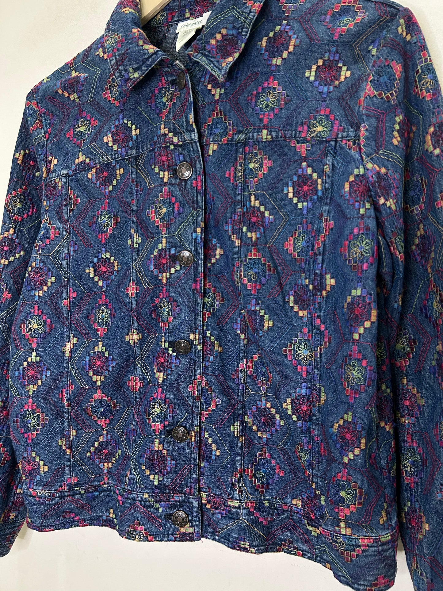 Denim Embroidered Shirt