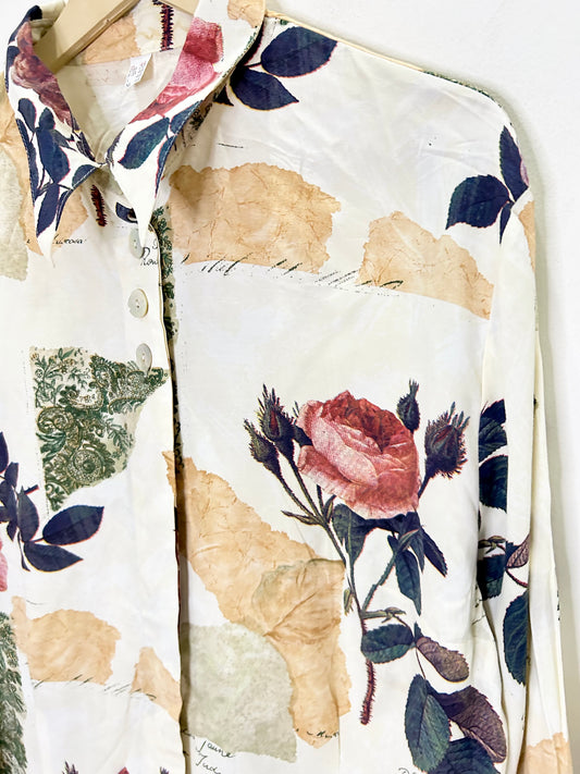 Floral Shirt: Chest-46”
