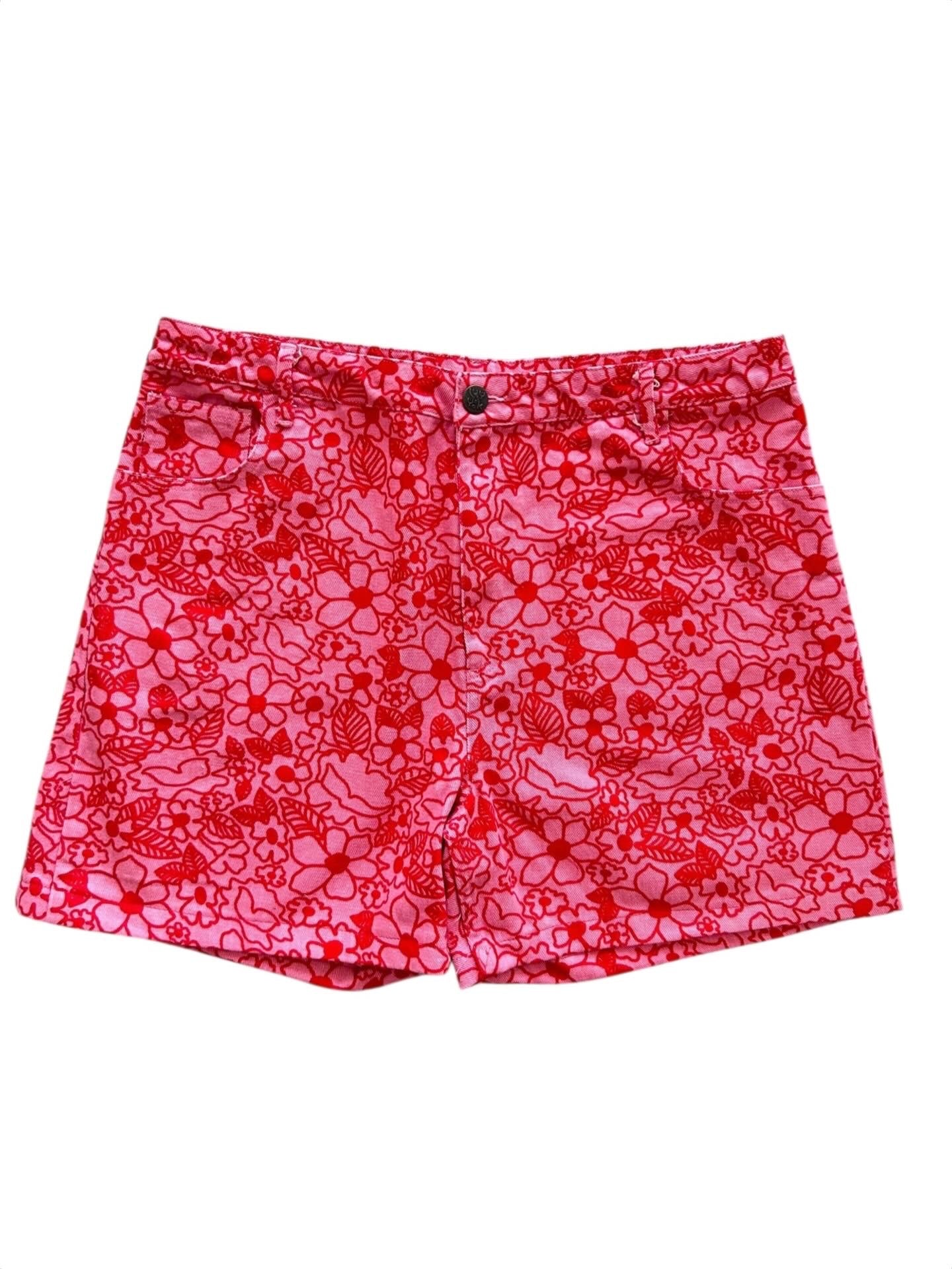 LUCY & YAK Pink Floral Shorts