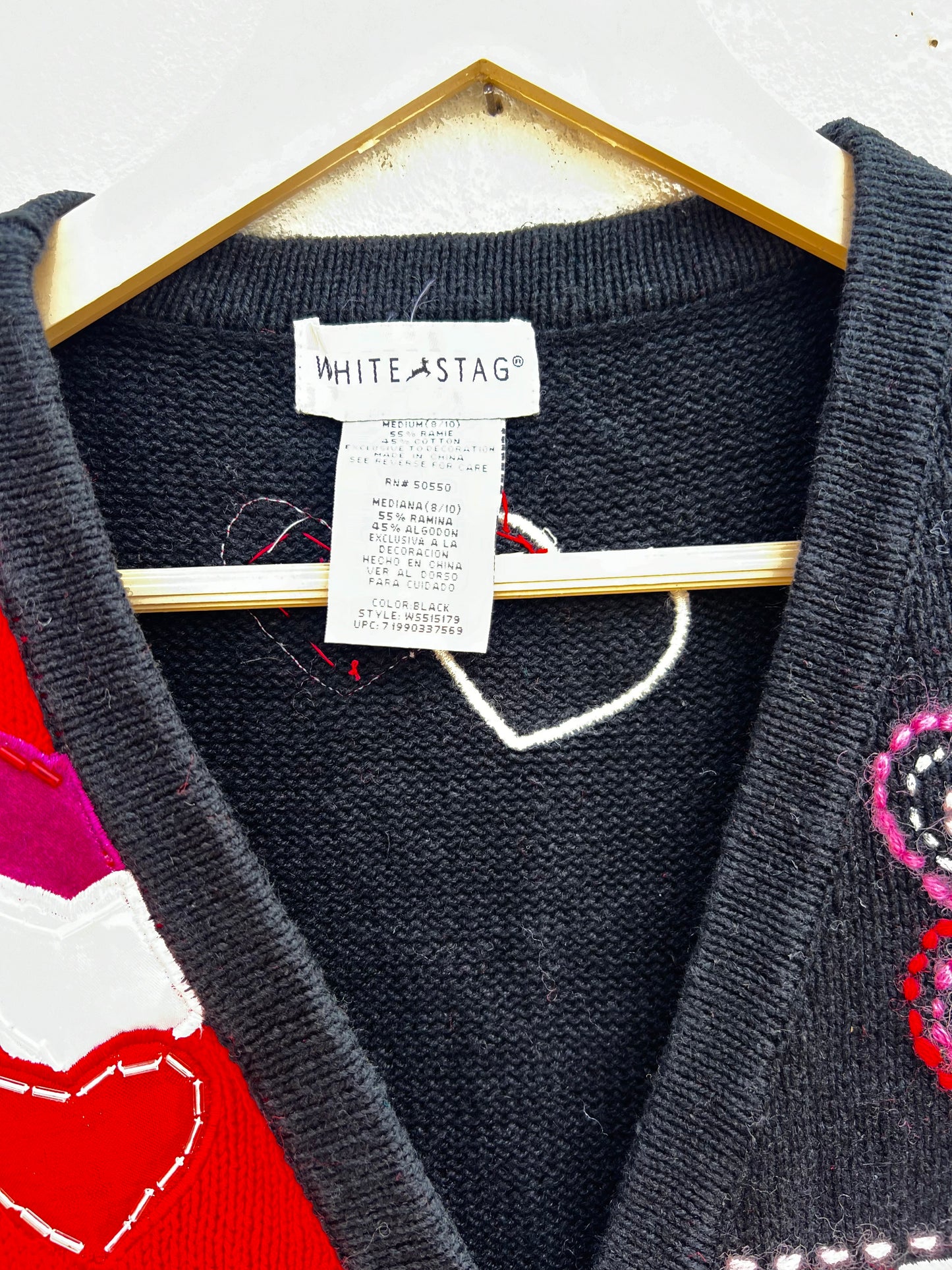 White Stag Heart Vest