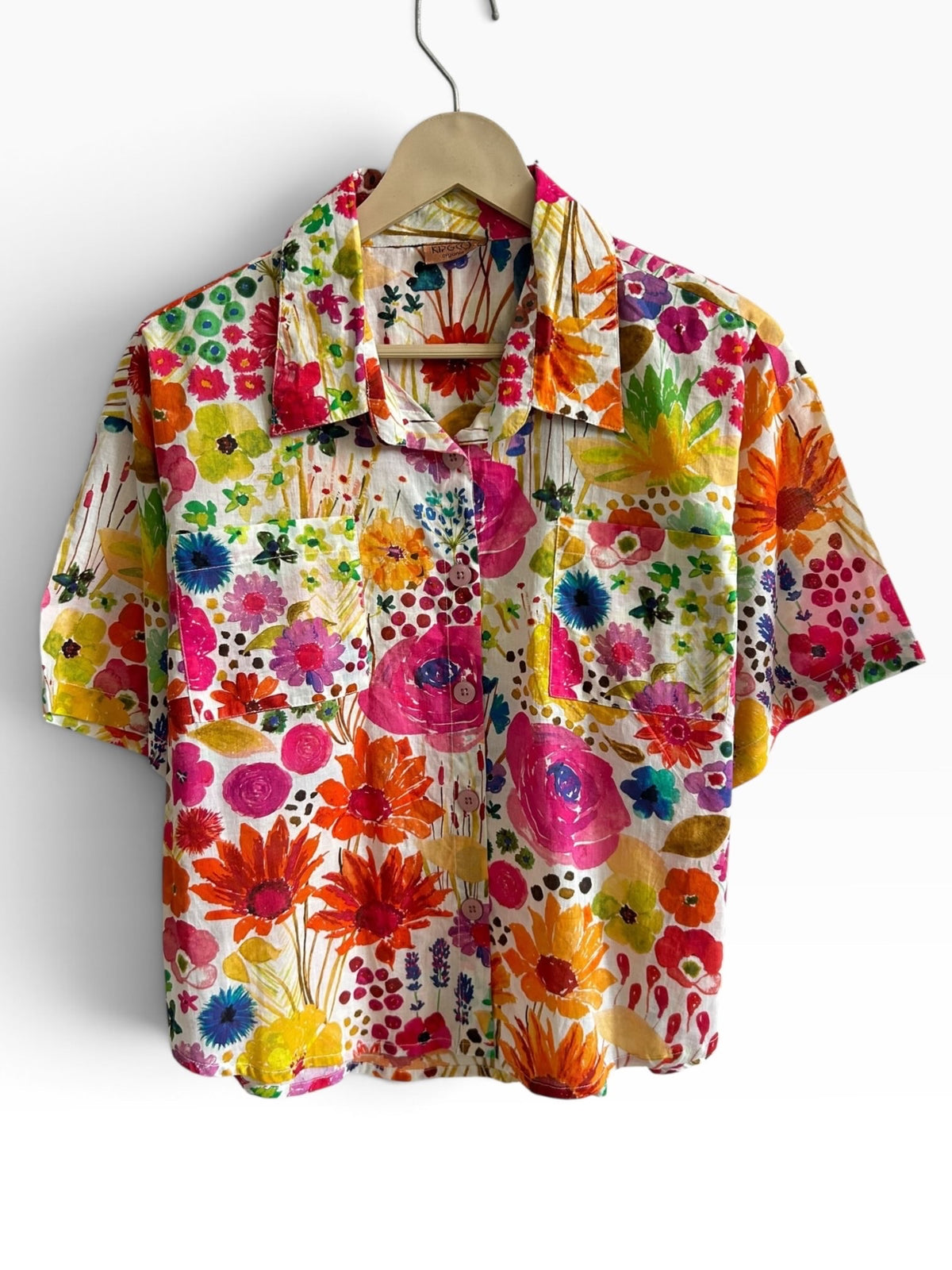Printed Floral Cotton Shirt