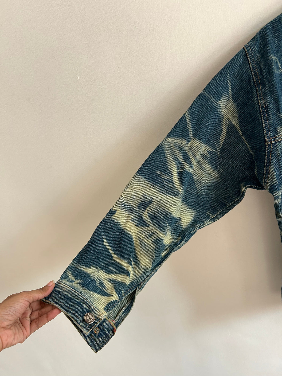 Printed Denim Jacket: 40”