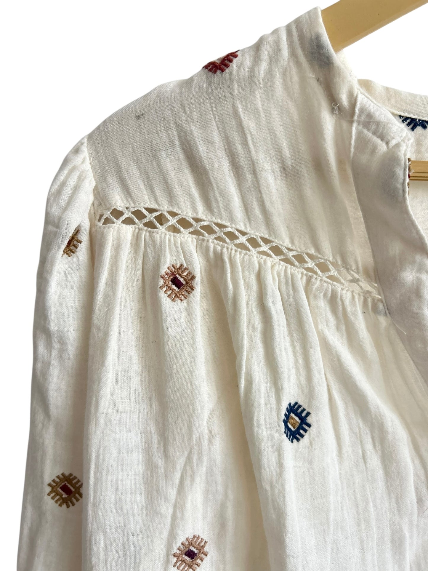 NEXT Cotton Embroidered Top