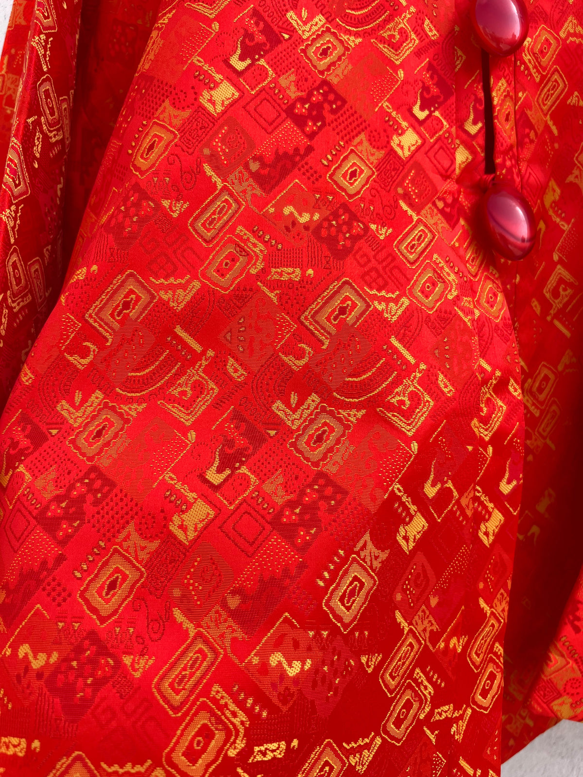Orange Vintage Jacket: 44”