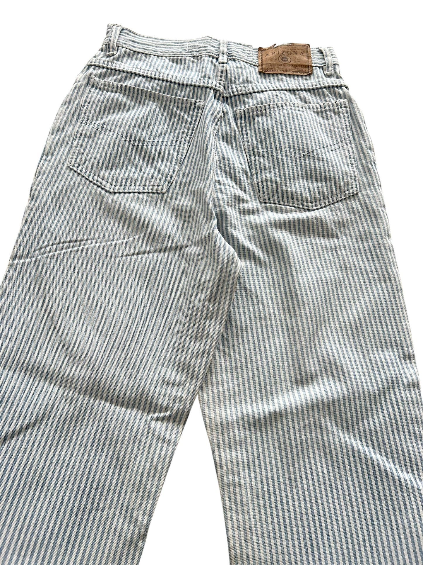Striped Blue Jeans: 26”