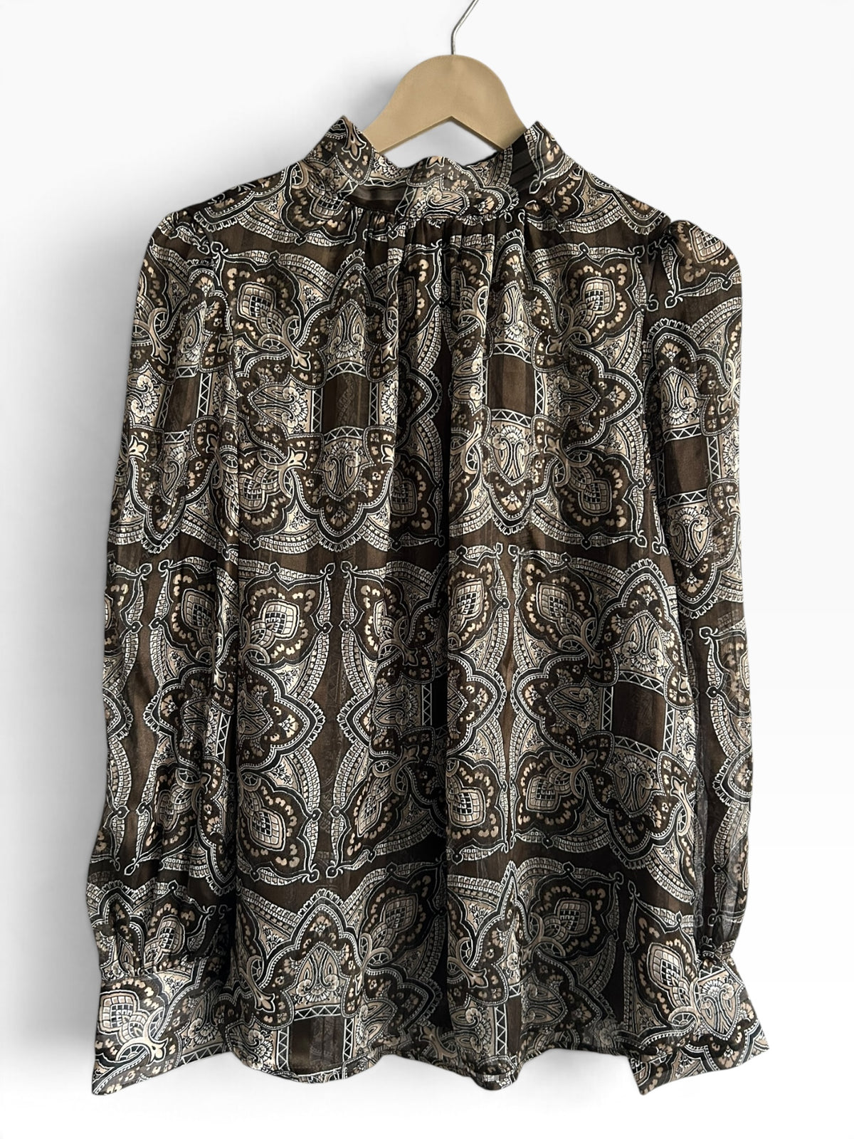 Paisley Brown Top: 44”