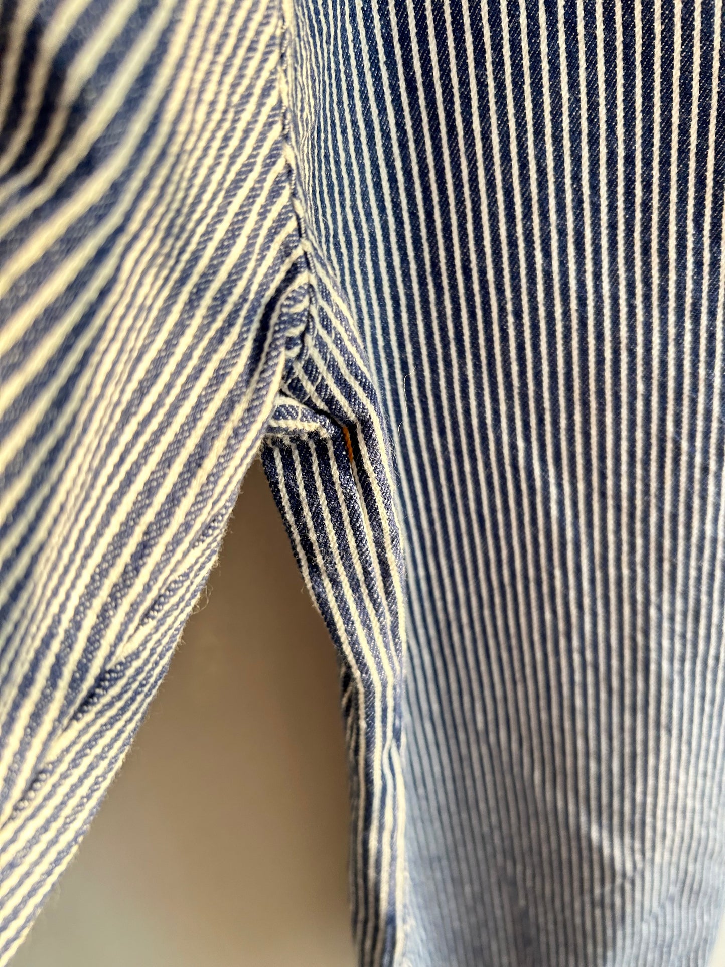 LUCY&YAK Striped Denim Jacket