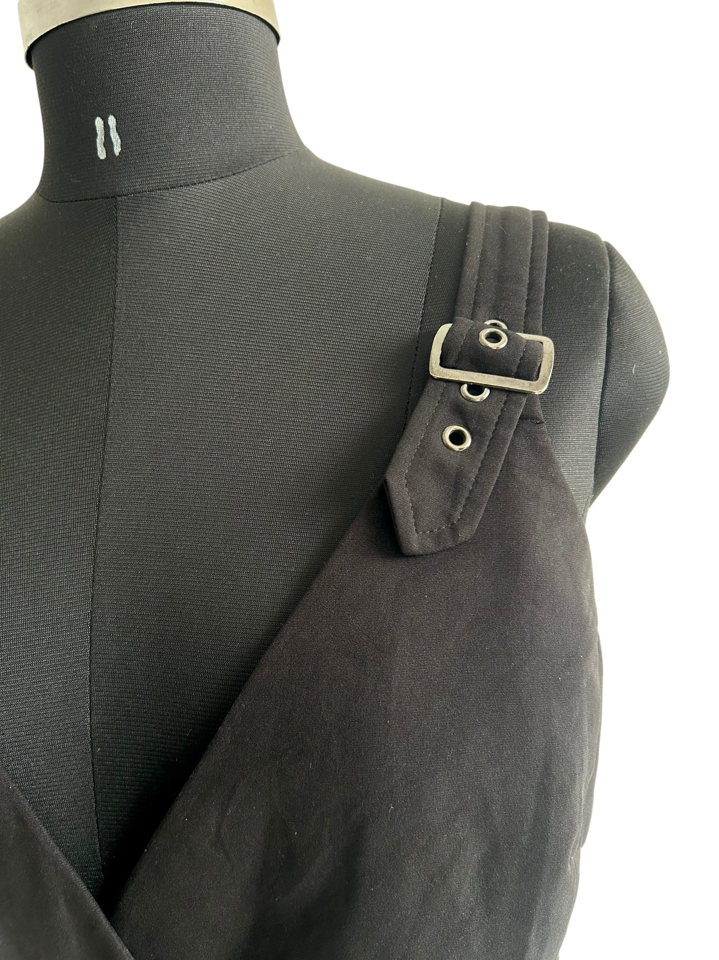 Black Waistcoat Dress