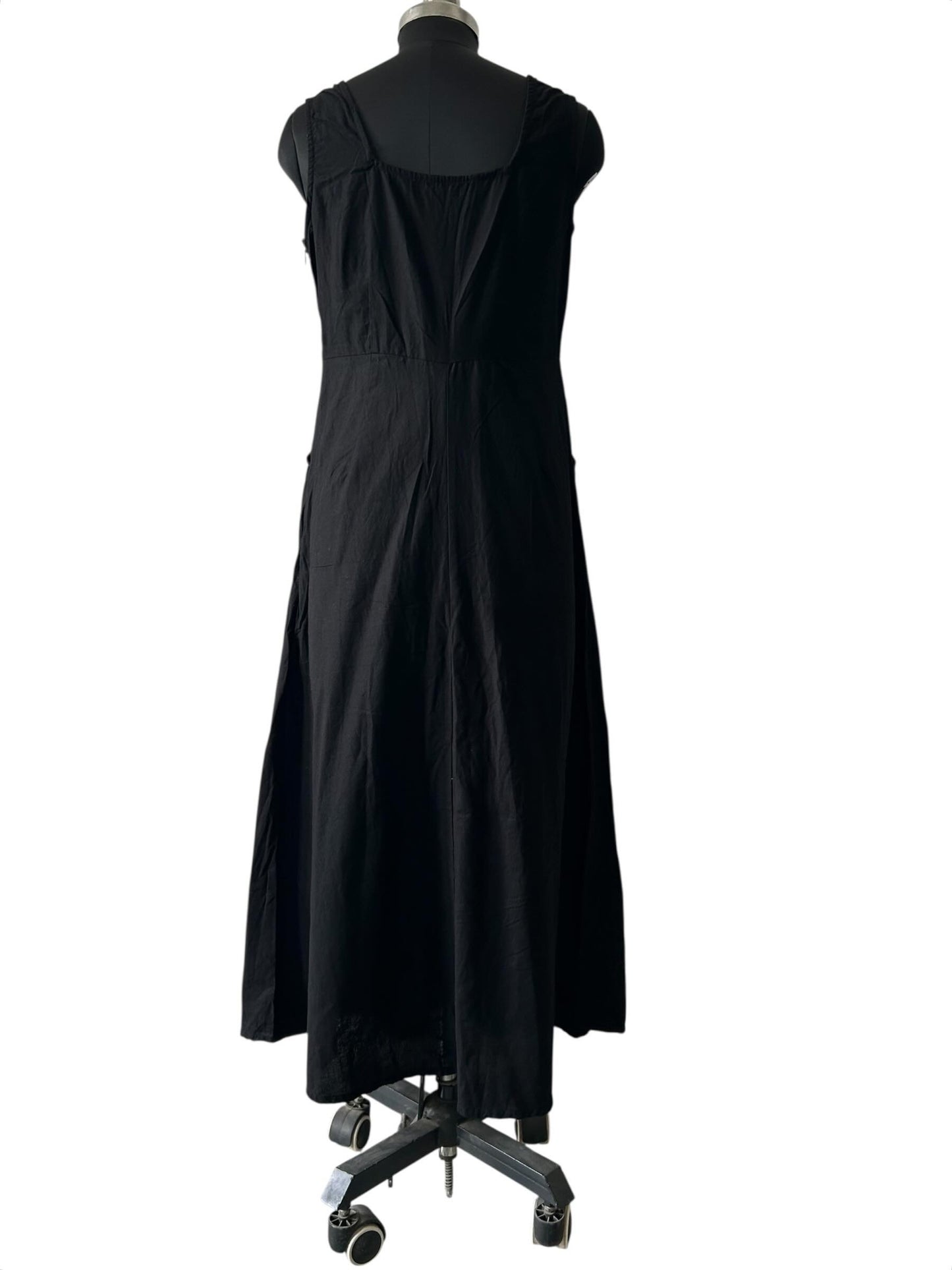Linen Floral Dress