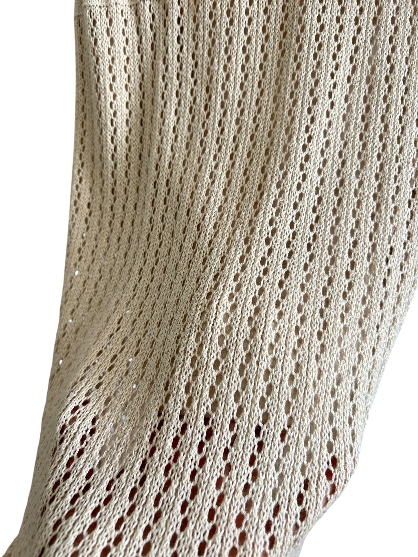 Beige Crochet Skirt