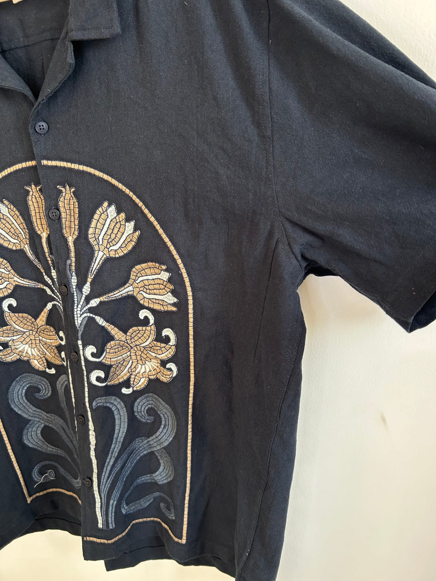 Cotton Embroidered Shirt