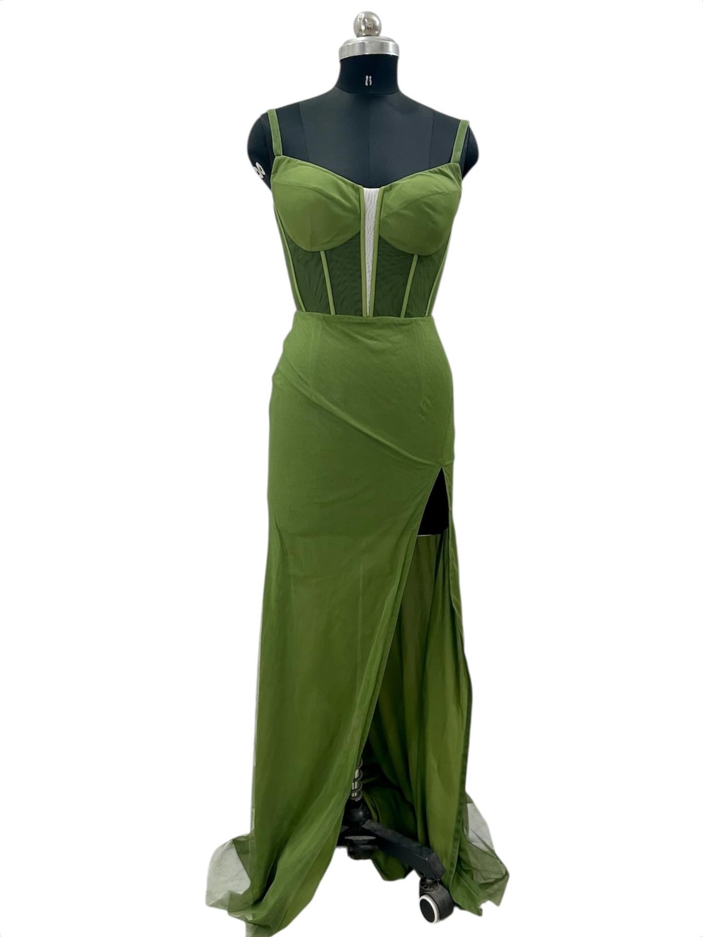 Olive Green Maxi Dress