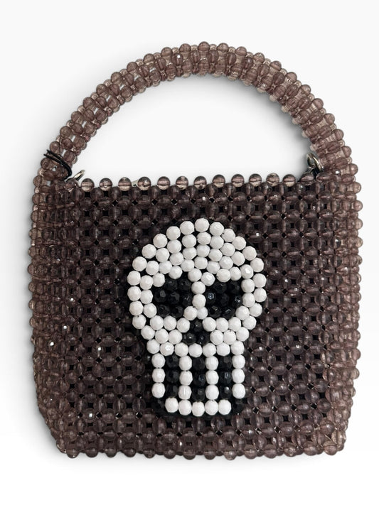 Skull Beaded Bag