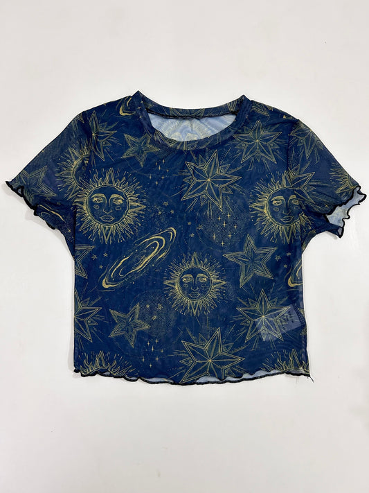 Moon & Star Mesh Top