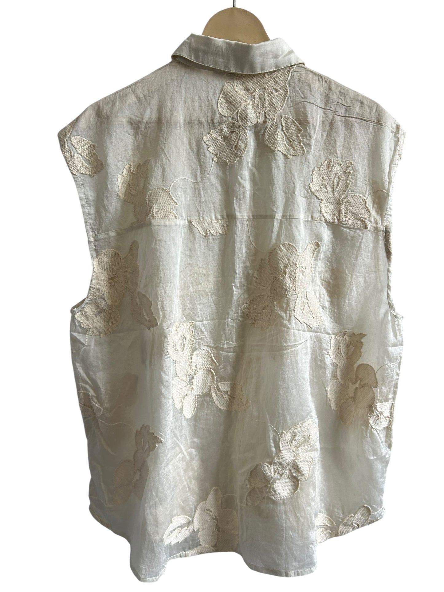 Floral White Shirt