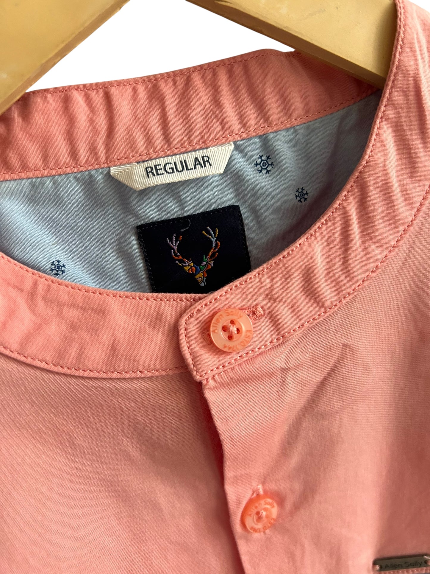 Allen Solly Pink Cotton Shirt