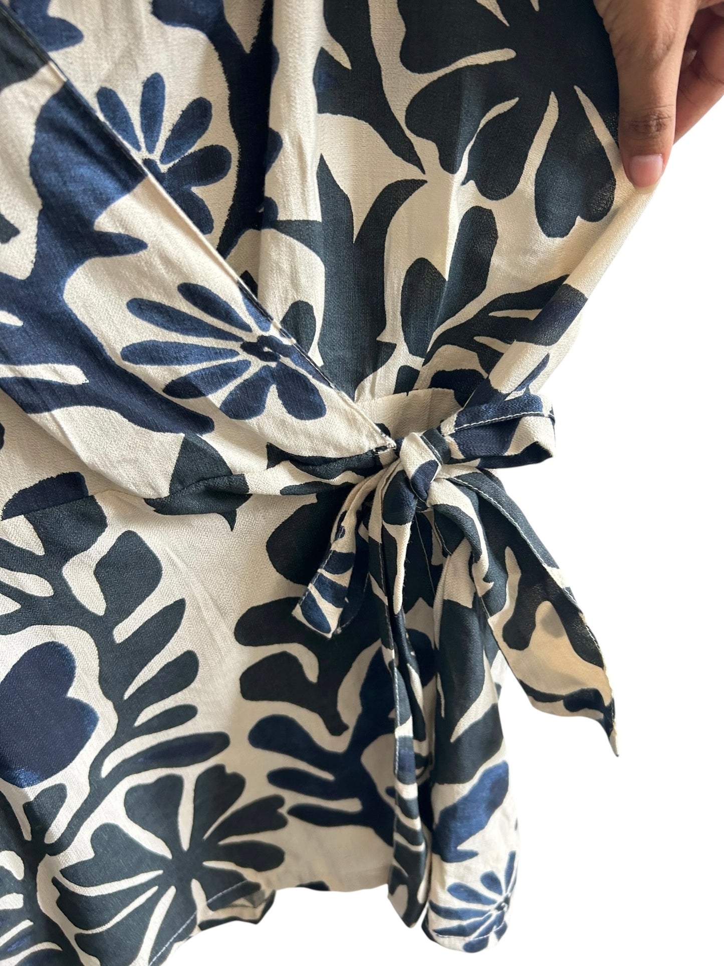 Floral Wrap Top