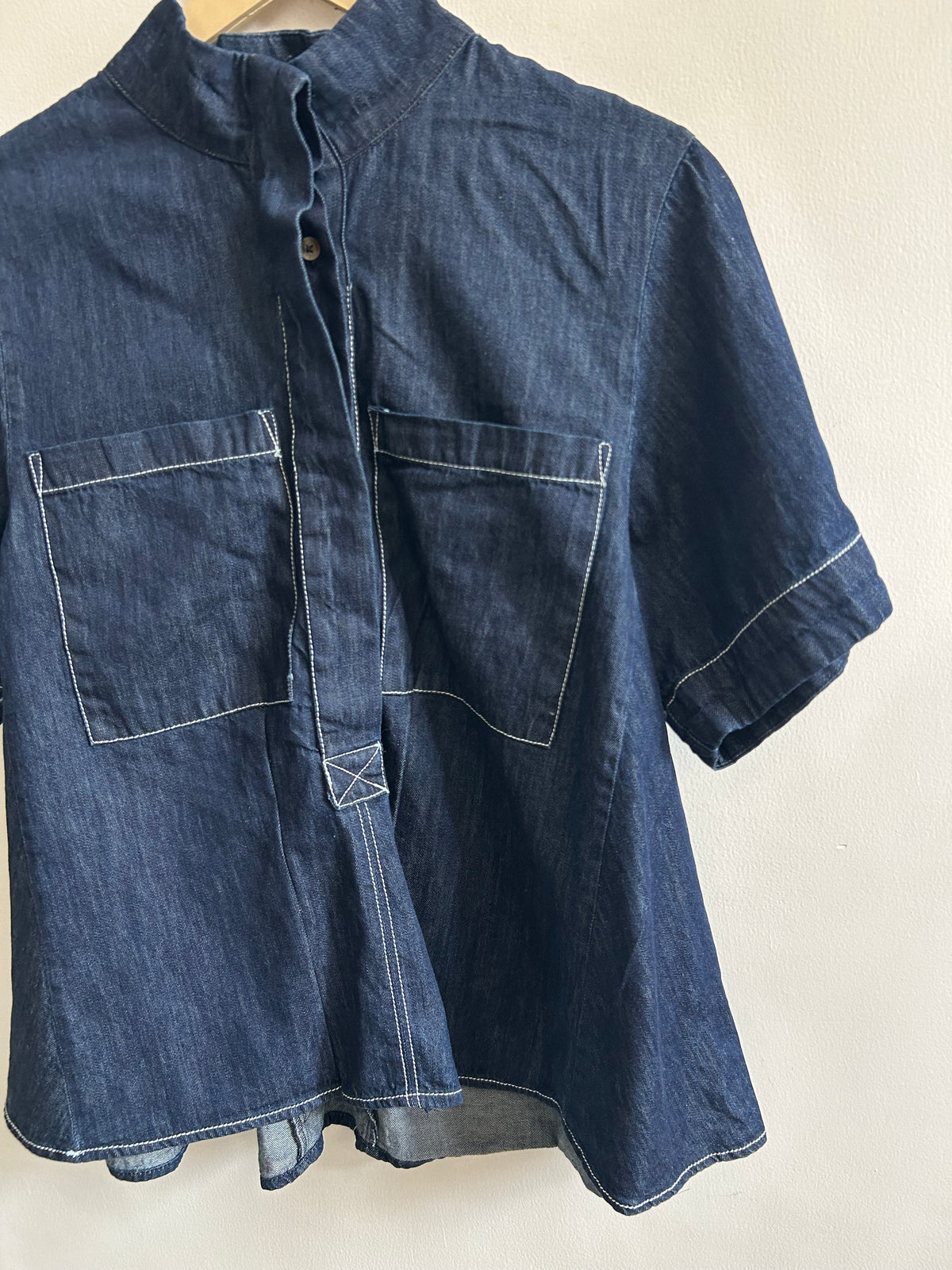Denim Shirt: 40”