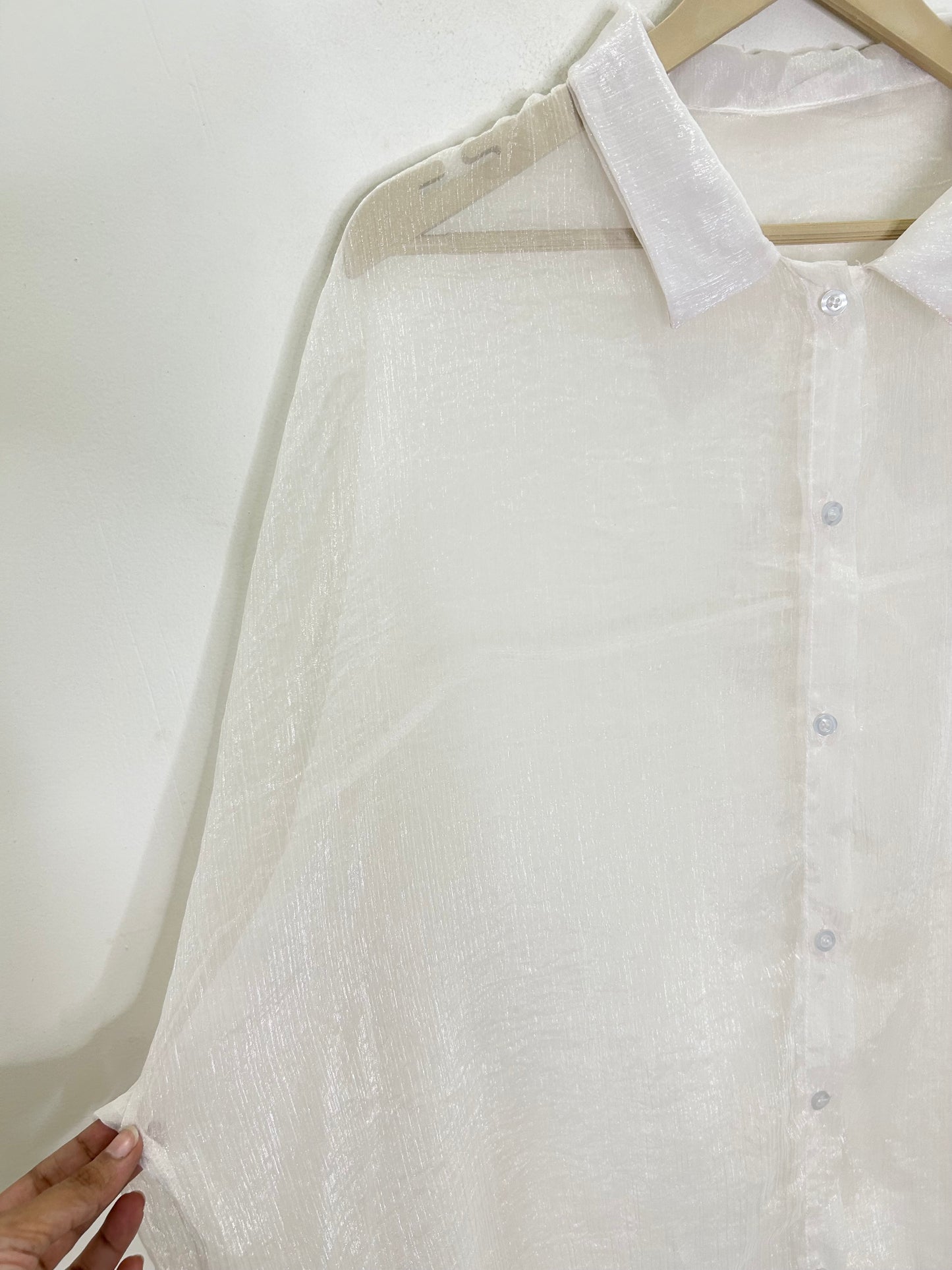 Sheer White Shirt