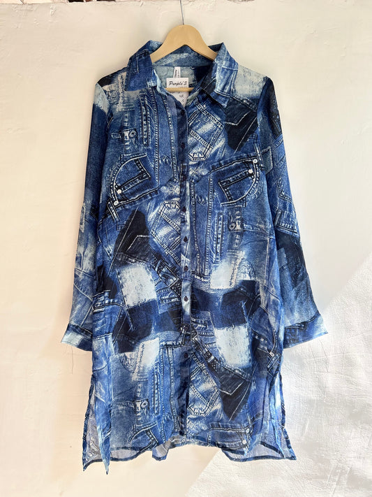 Denim Print Shirt