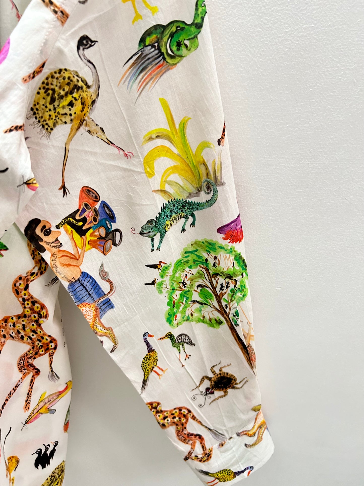 Cotton Maximalist Print Shirt