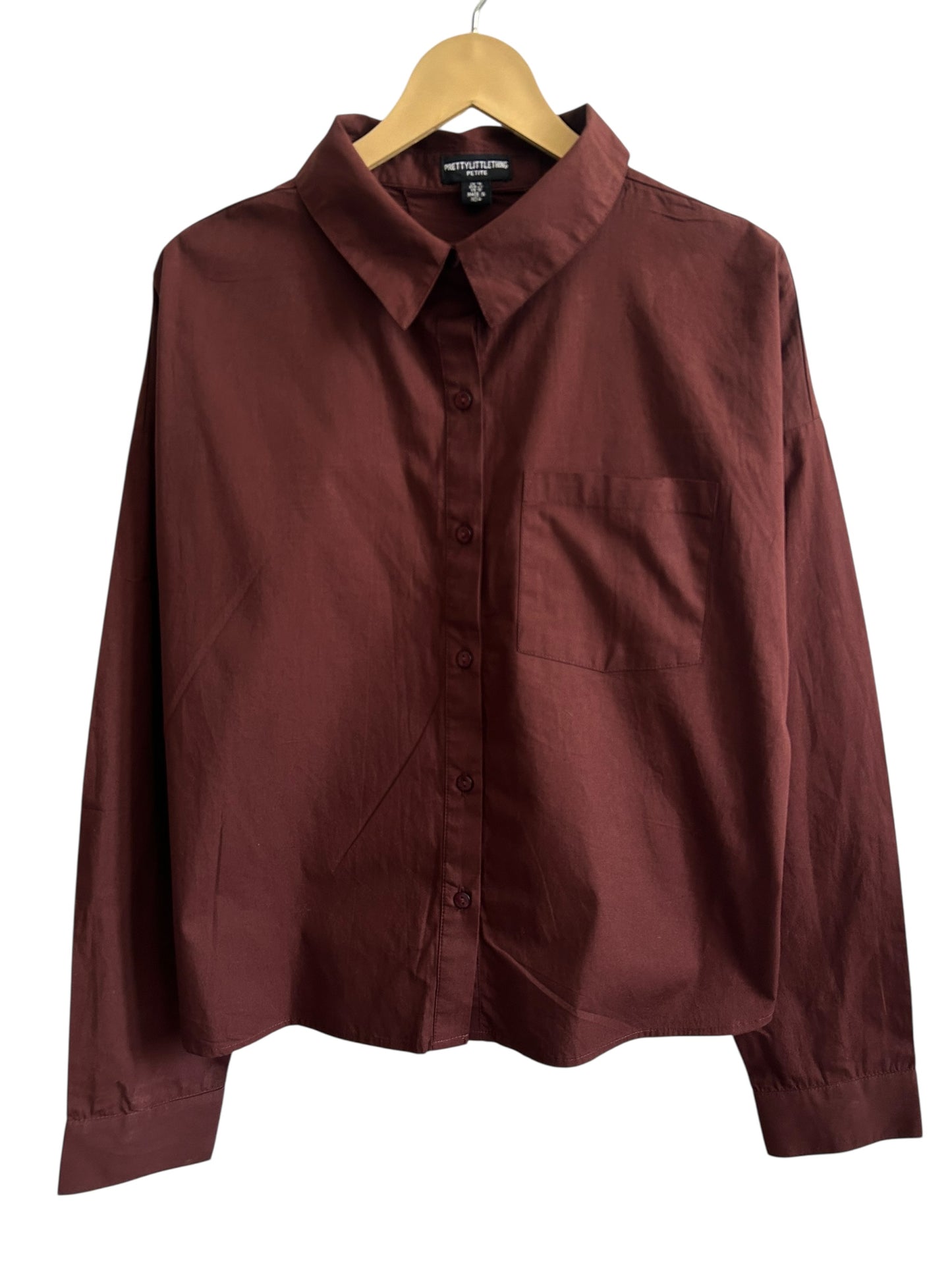 Pretty Little Things Solid Brown Shirt