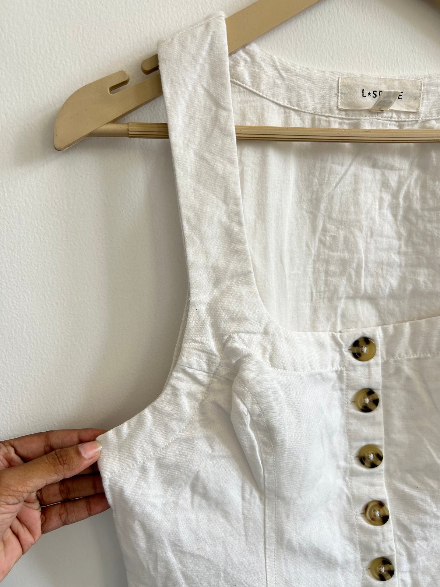 White Cotton Vest