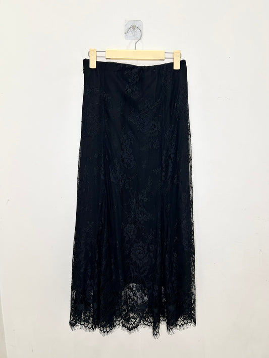 Black Lace Skirt