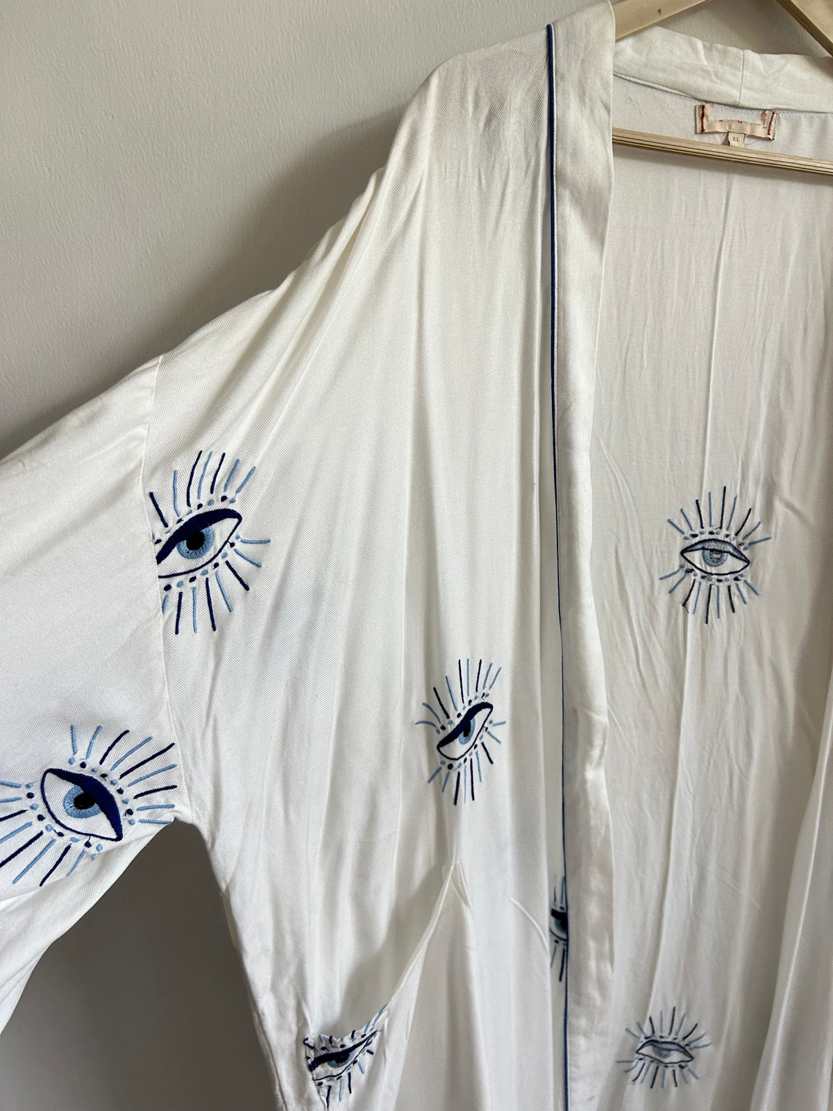 White Evil Eye Shrug: 60”