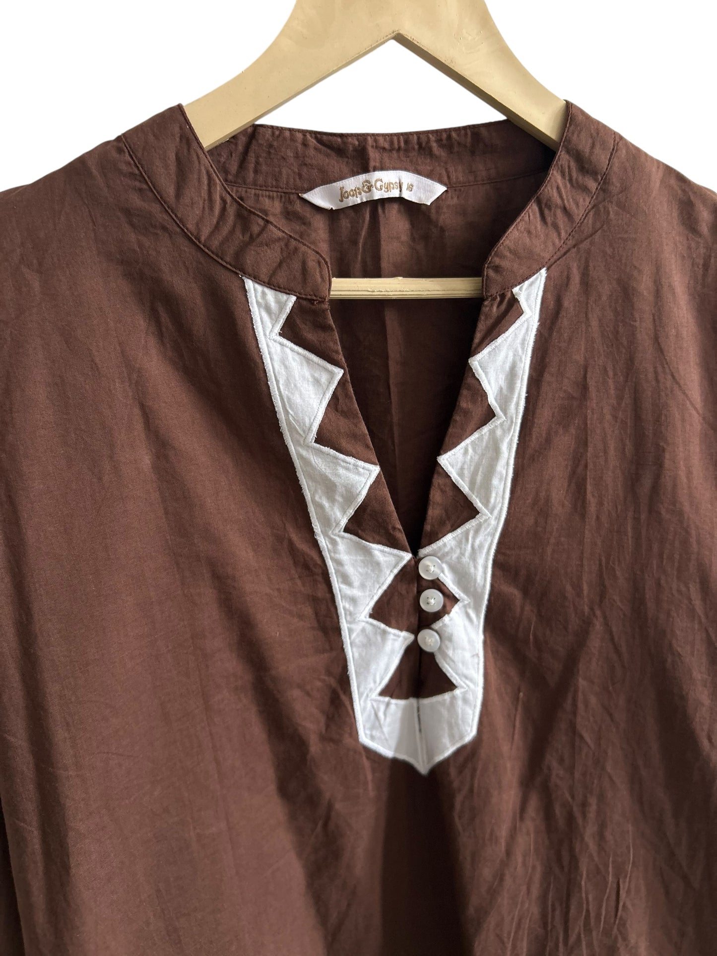Brown Cotton Top