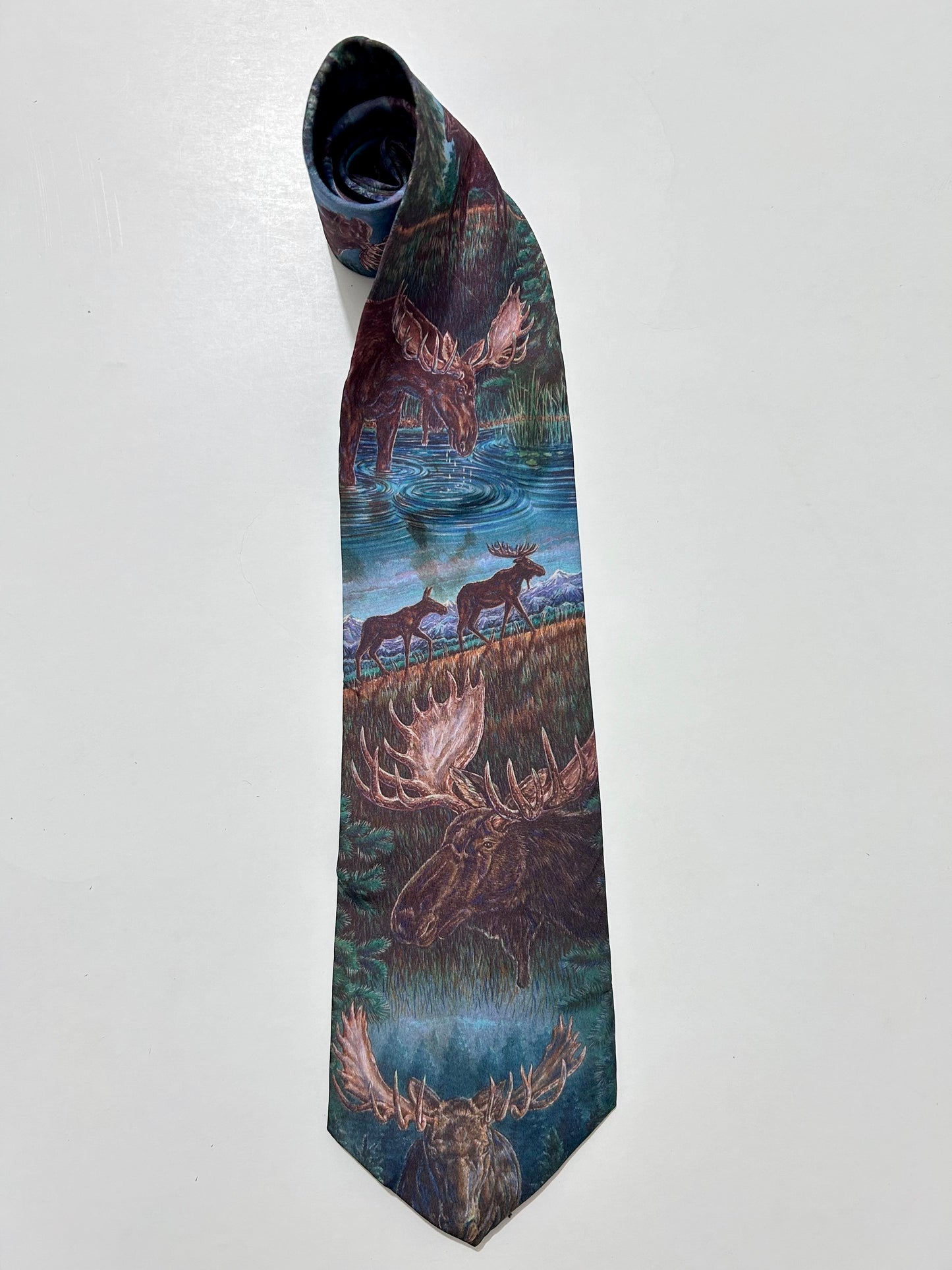 Vintage Moose Tie