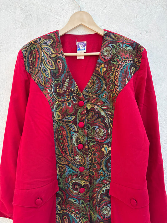 Yessica Paisley Vintage Jacket: 42”
