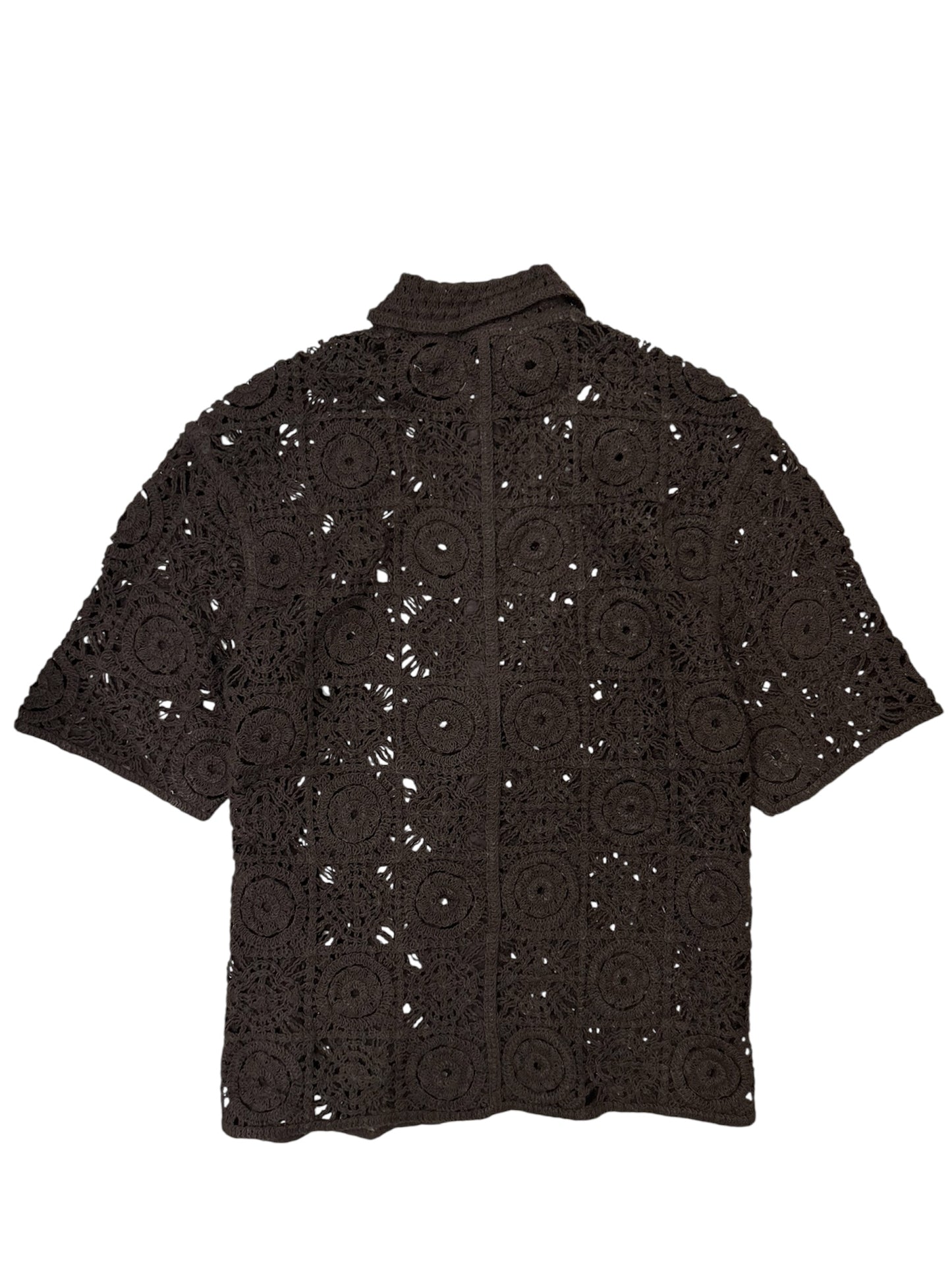 Crochet Brown Shirt