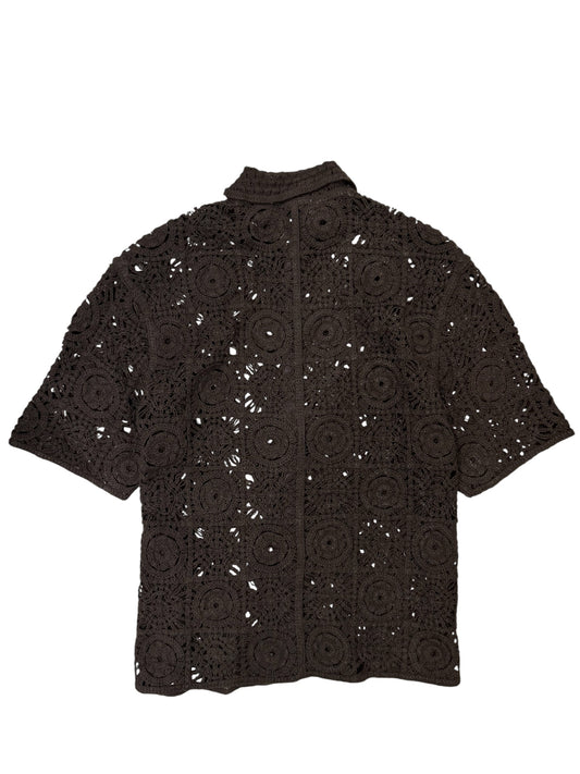 Crochet Brown Shirt